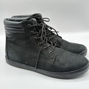 Timberland Dausette Womens Size 9 A1KLO Nubuck Leather Ankle Lace Up Boot Black